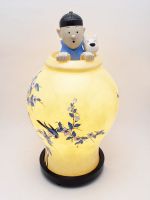 Indoor Decor - Tintin Blue Lotus Lamp SALE