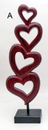 Indoor Decor - Hearts on stand SALE 2 for $50