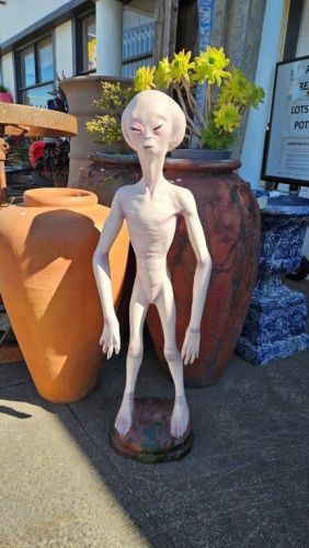  Standing Alien fibreglass statue