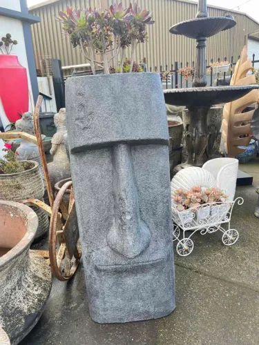 Easter Island Flower Pot