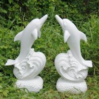 Small Dolphin - Pair Statue