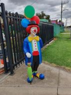 Clown- fiberglass lightweight life size